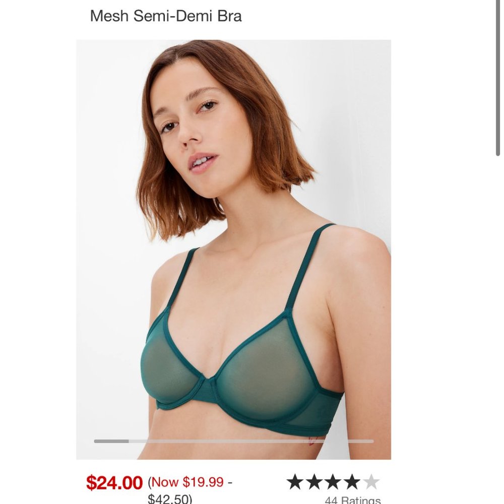 Sheer Green Bra and Panty Set